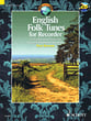 English Folk Tunes for Recorder BK/CD cover